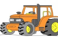 Rysowanie traktora Rysowanie traktora