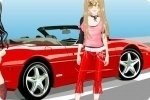 Ubieranie Dziewczyny w Ferrari Ubieranie Dziewczyny w Ferrari