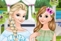 Panna młoda Elsa i druhna Anna